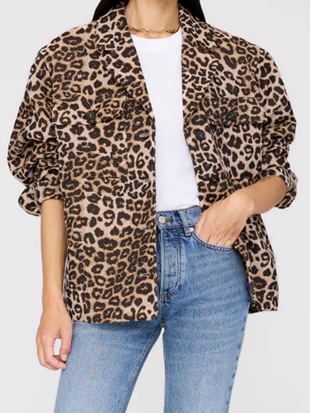 Anine Bing FLYNN Leopard Jacket